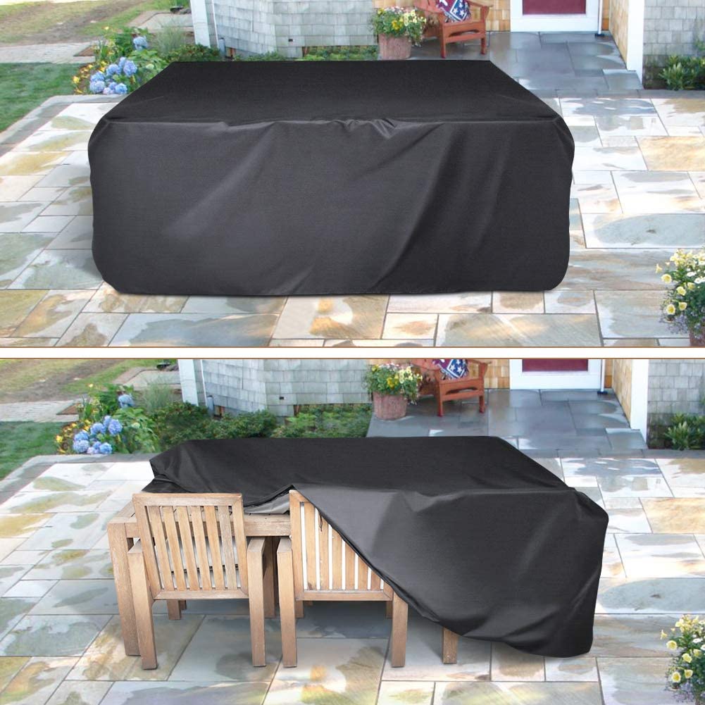 Garden Patio Furniture Cover Waterproof Rectangle Outdoor Table Cover 