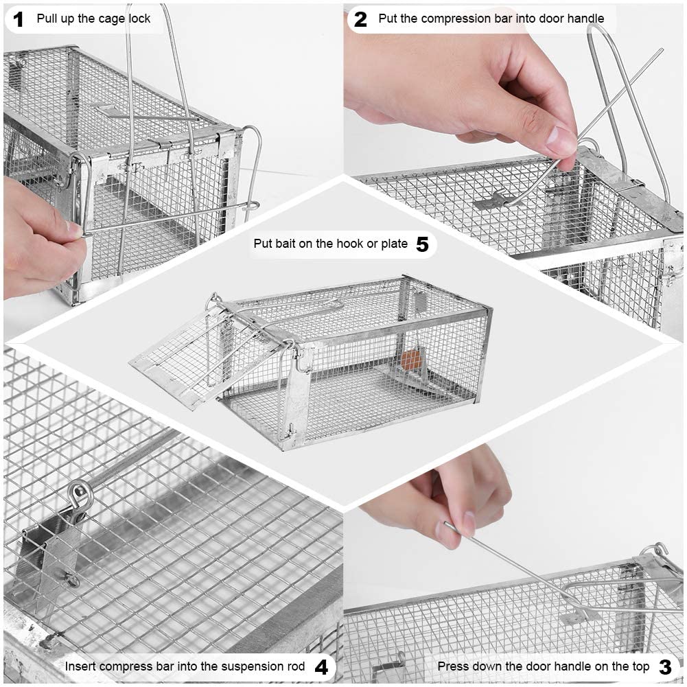 wire mesh live animal cage traps/mouse