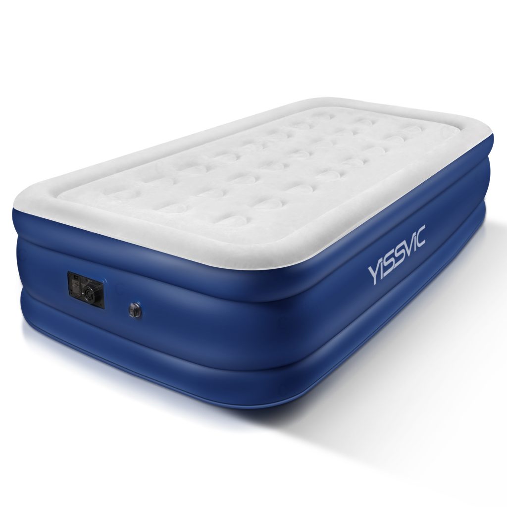 YISSVIC Air Bed Air Mattress Single Air Bed Builtin Electric Pump 191×