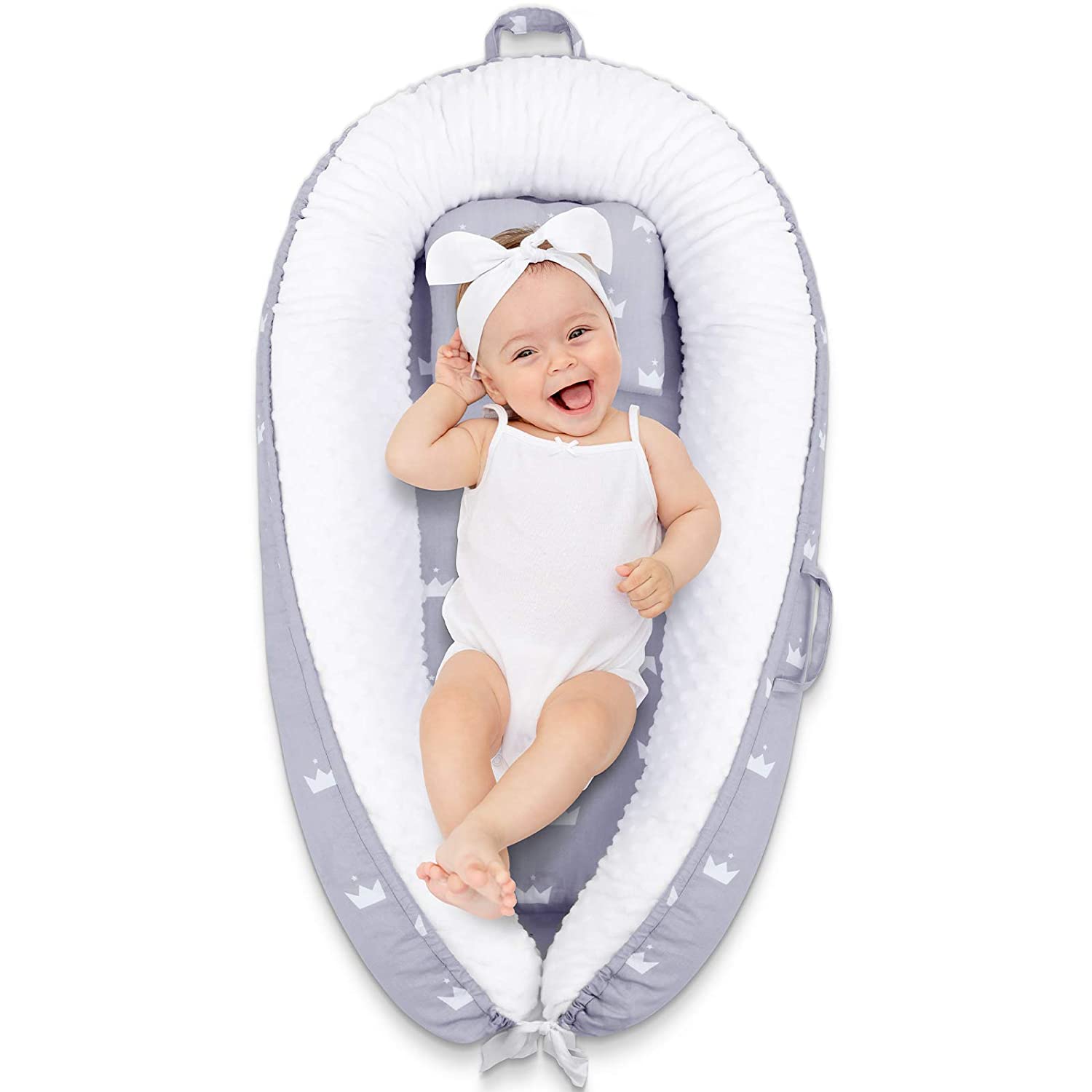 YISSVIC Baby Nest Baby Lounger Co Sleeper for Baby Newborn Bassinet  Portable Super Soft 100% Cotton Breathable Easy to Wash and Assemble –  YISSVIC