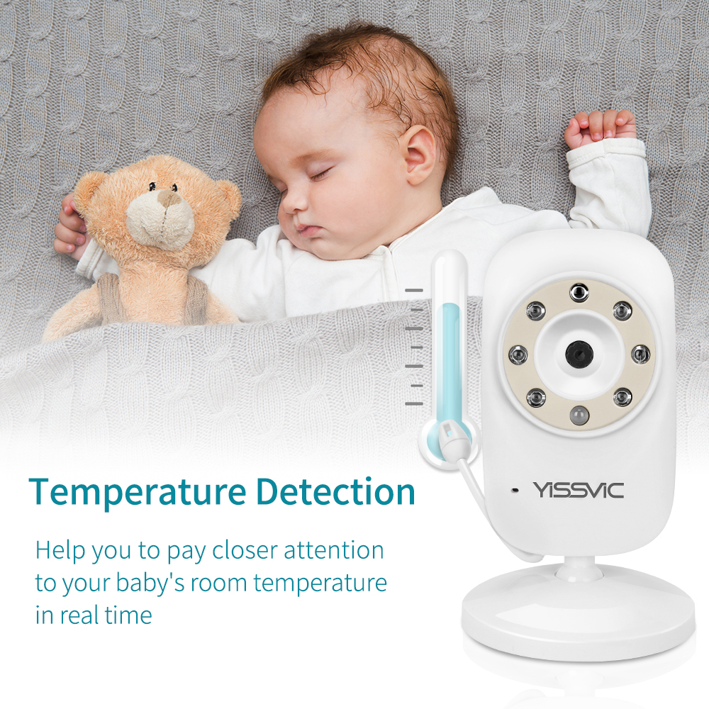 YISSVIC Baby Monitor Video Wireless Baby Monitor with Camera 3.5inches  Color LCD Digital Screen Two-Way Talk Temperature Monitoring(VOX) – YISSVIC